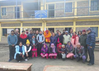 ग्रिन तारा नेपालका फिल्ड काेर्डिनेटर खनाललाई एक कार्यक्रमका बीच बिदाई